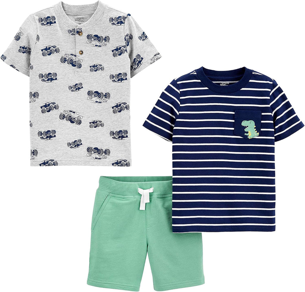 Simple Joys by Carter's Baby Boys 3-piece Playwear Set