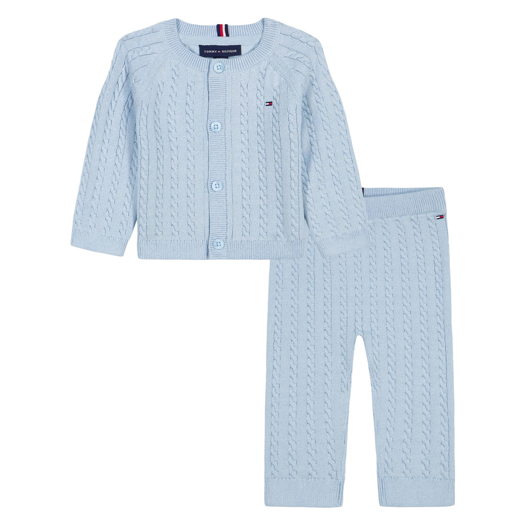 Tommy Hilfiger Baby Boys' 2-piece Fleece Set, Sweatshirt and Jogger Sweatpant