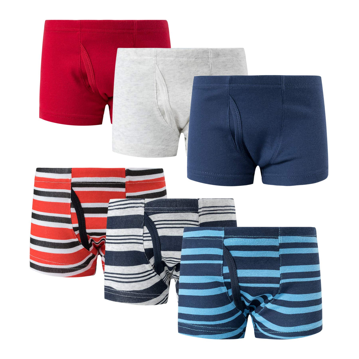 Family Feeling Little Boys' Cotton Boxer Brief Soft Underwear