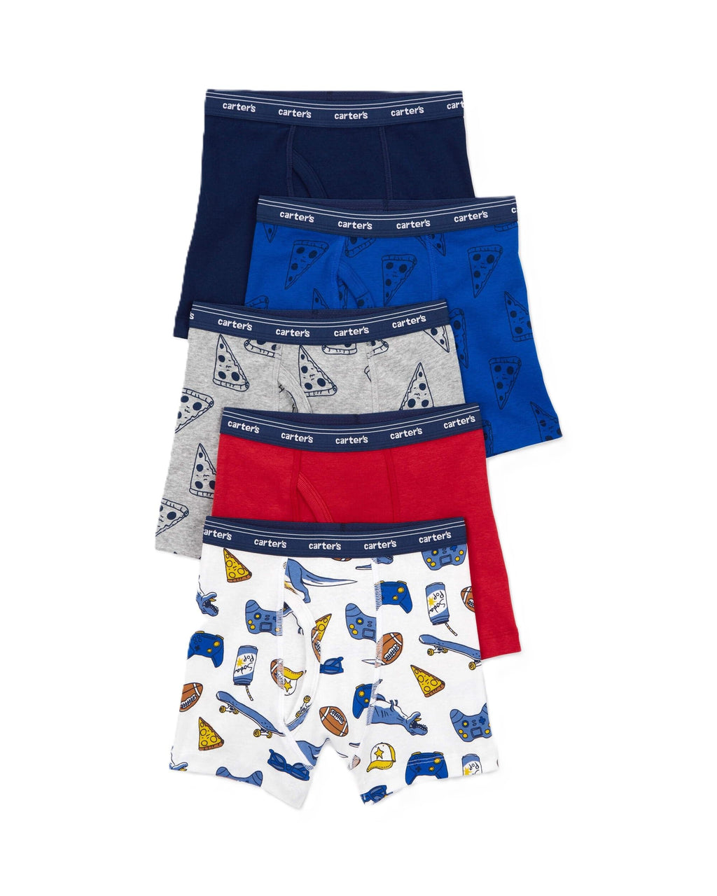 Carter's Boy's 5-Pack Cotton Boxer Briefs