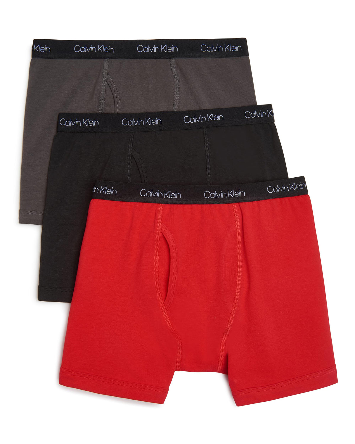 Calvin Klein boys Calvin Klein Boys' Modern Cotton Boxer Brief Underwear 3-pack