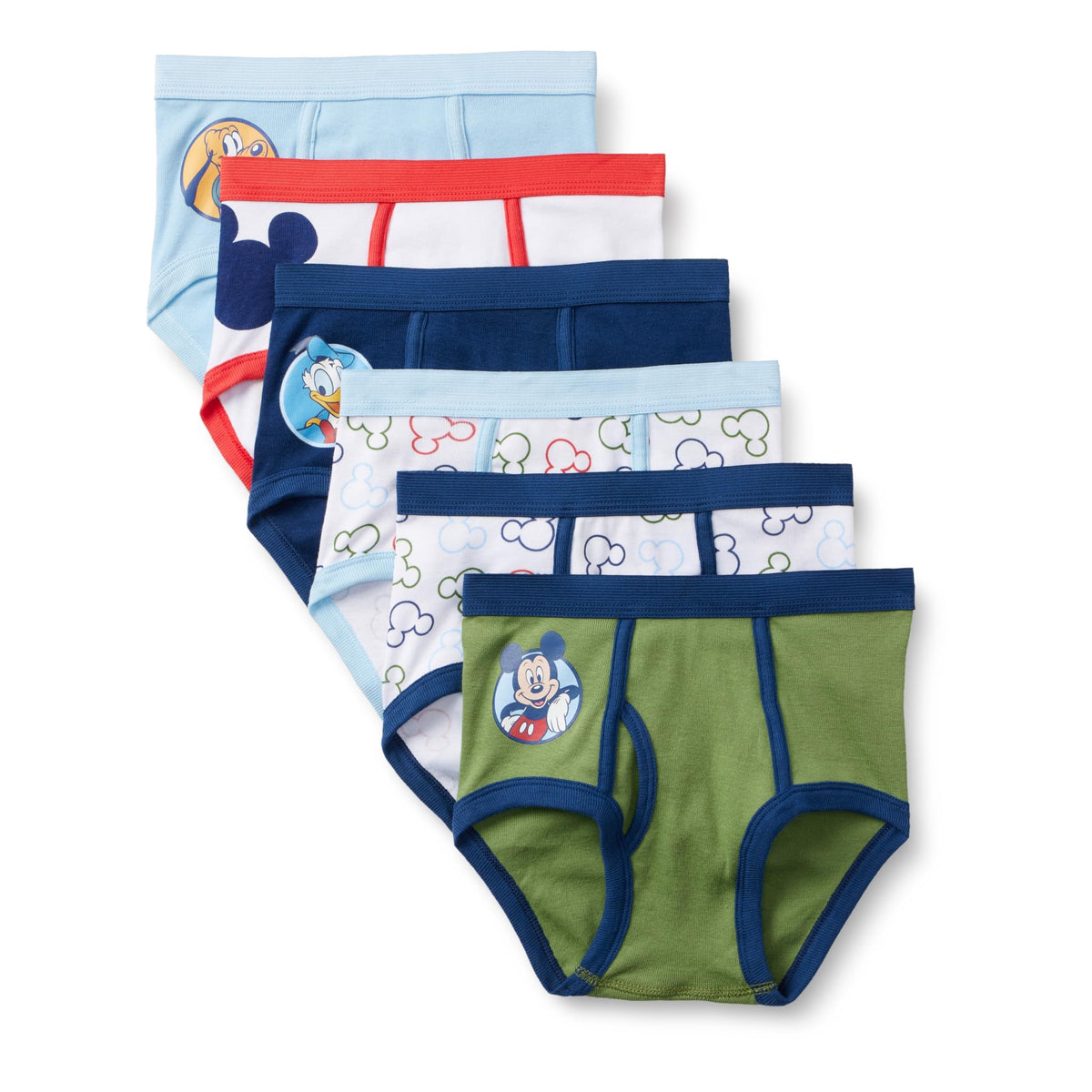 Amazon Essentials Boys and Toddlers' Briefs, Pack of 6