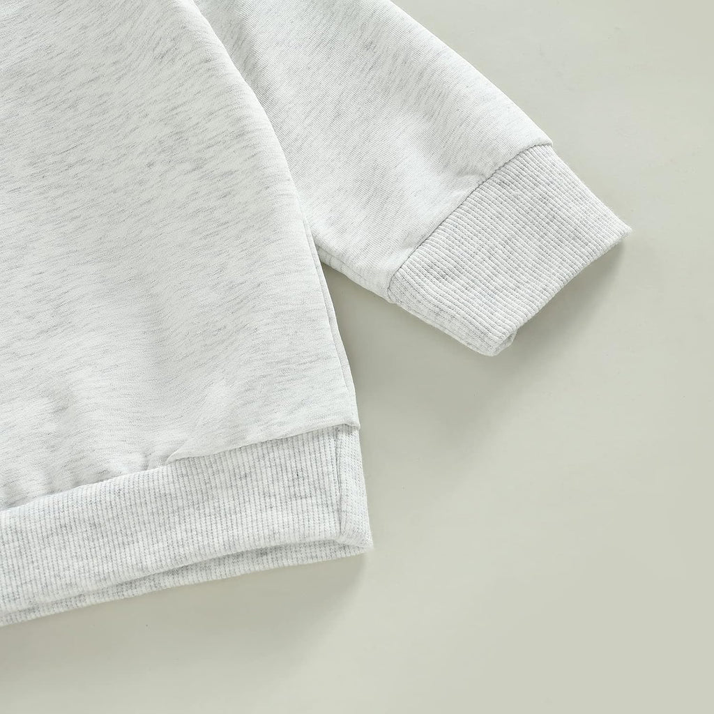 allshope Toddler Baby Boy Fall Outfit Crewneck Long Sleeve Sweatshirt Tops Elastic Pants Jogger Cute Newborn Clolthes Set