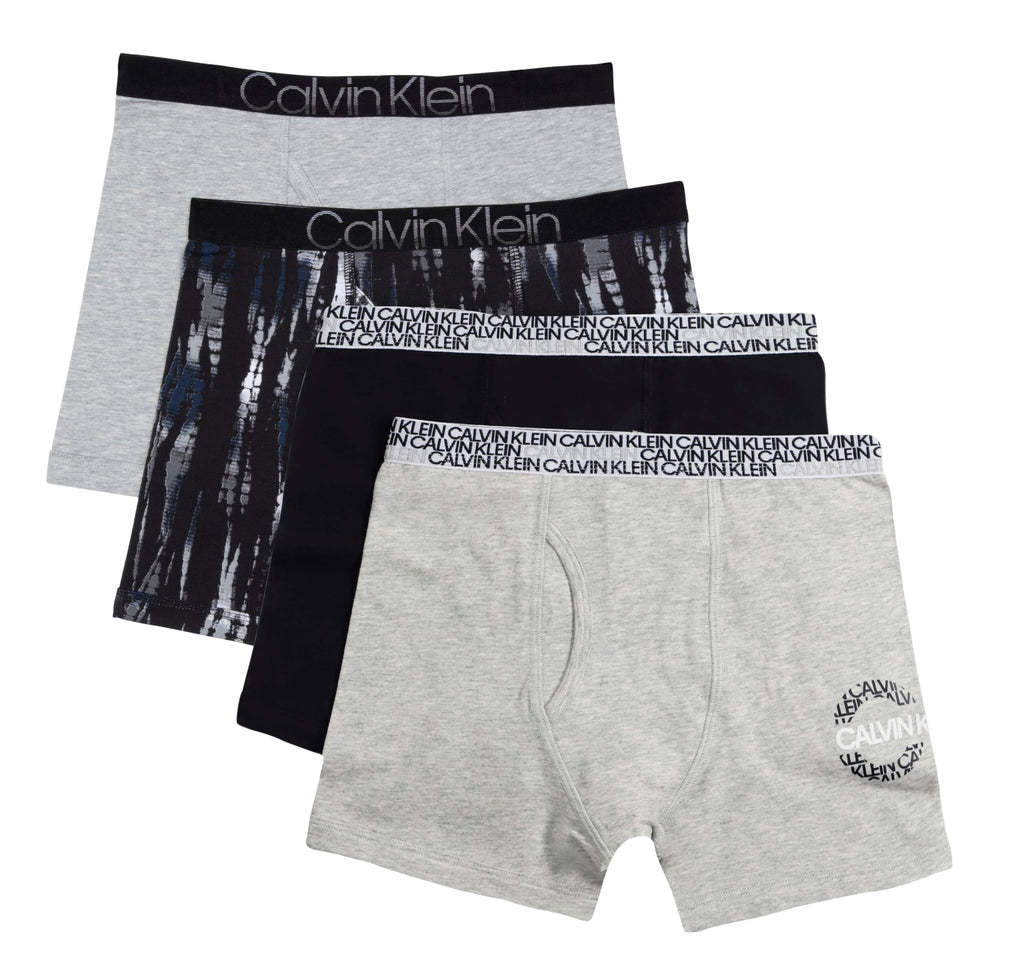 Calvin Klein Boys' Underwear Four Pack Boxer Brief Value Pack