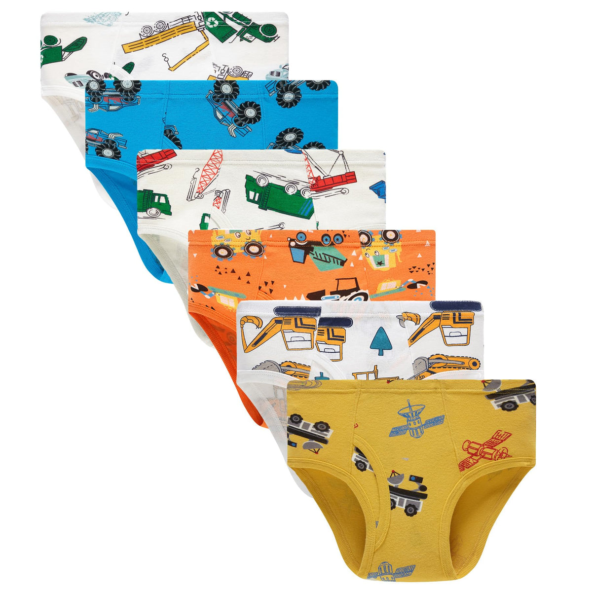 Sladatona Boys Cotton Briefs Dino Shark Truck Toddler Kids Baby Underwear