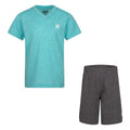 Hurley Baby and Toddler Boys' Soft Basic Cloud Slub T-Shirt and Shorts 2-Piece Outfit Set
