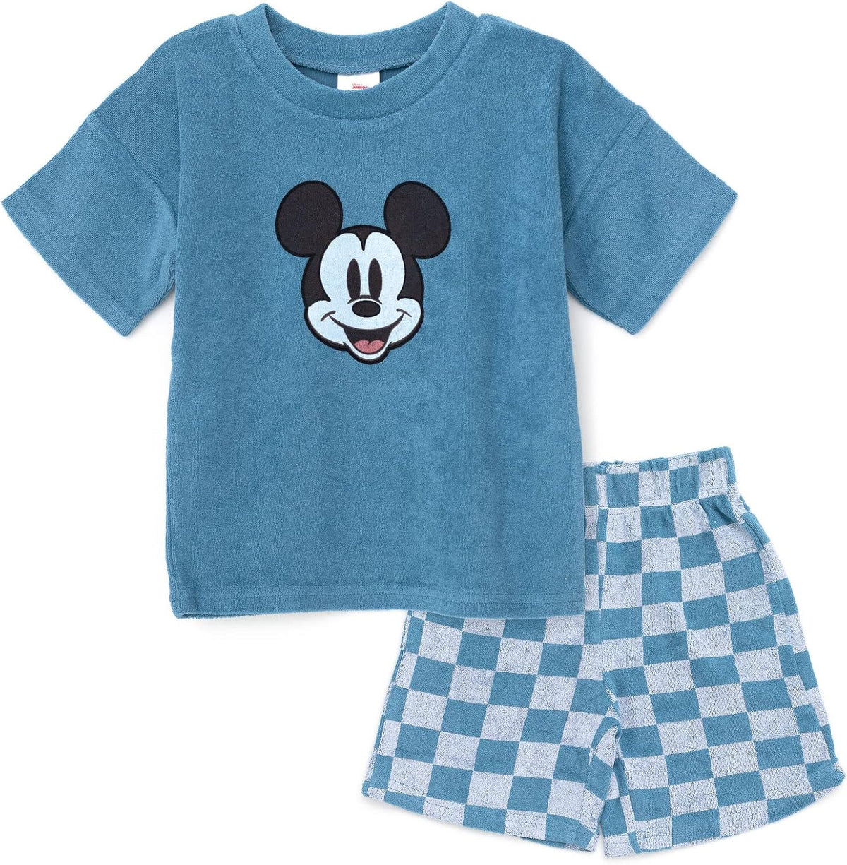 Disney Boys' 2-Piece Terry T-Shirt and Shorts Set Toddler to Big Kid
