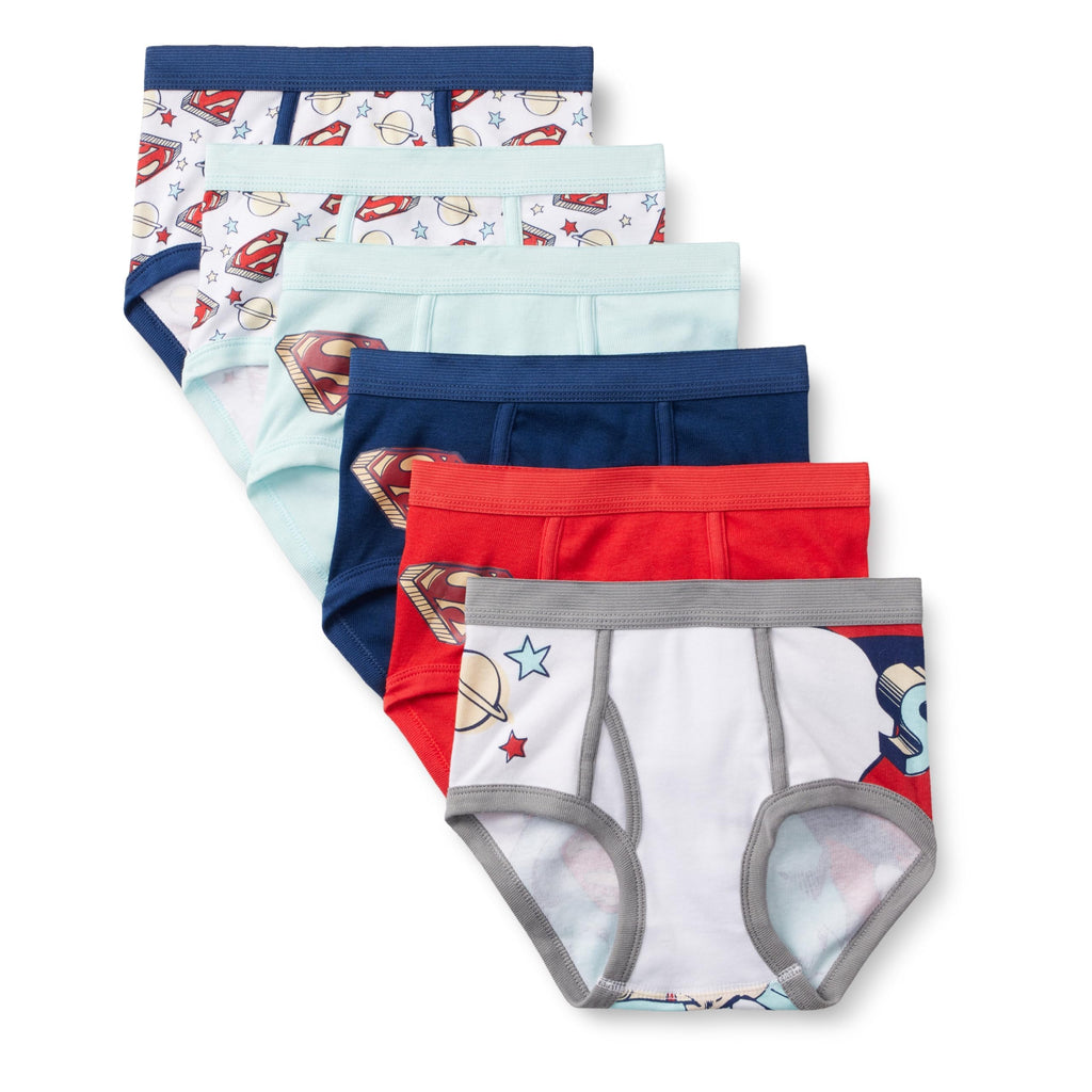 Amazon Essentials Boys and Toddlers' Briefs, Pack of 6