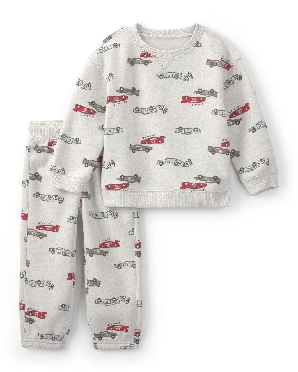 Carter's Baby Boys' 2-piece Pant Set Navy Blue Grey Little Champ Print
