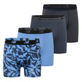 New Balance Boys' Tagless Moisture Wicking Breathable Boxer Briefs Underwear (2 Performance/2 Mesh)