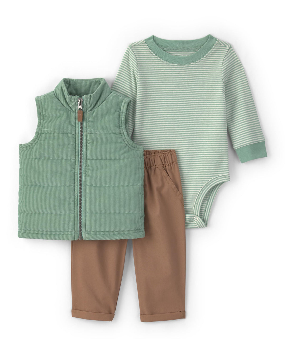 Carter's Baby Boys' 3-piece Bodysuit Pant Sets