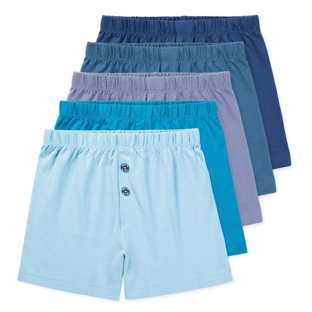 Lucky & Me | Noah Boys Boxer Shorts | Children's 100% Cotton Tagless Underwear | 5 Pack