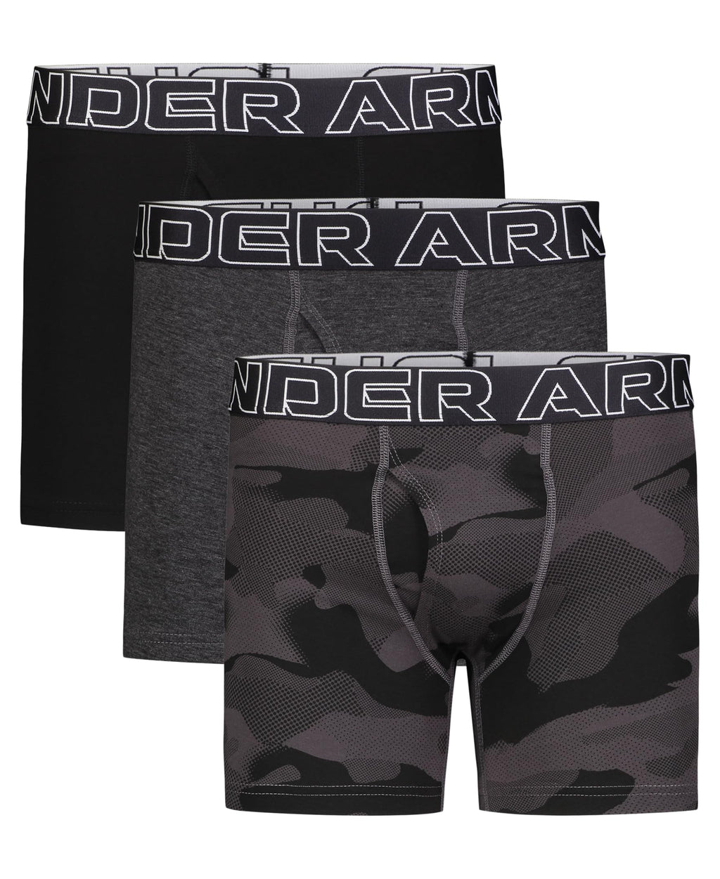Under Armour Boys' Multipack Performance Cotton Boxerjock Brief
