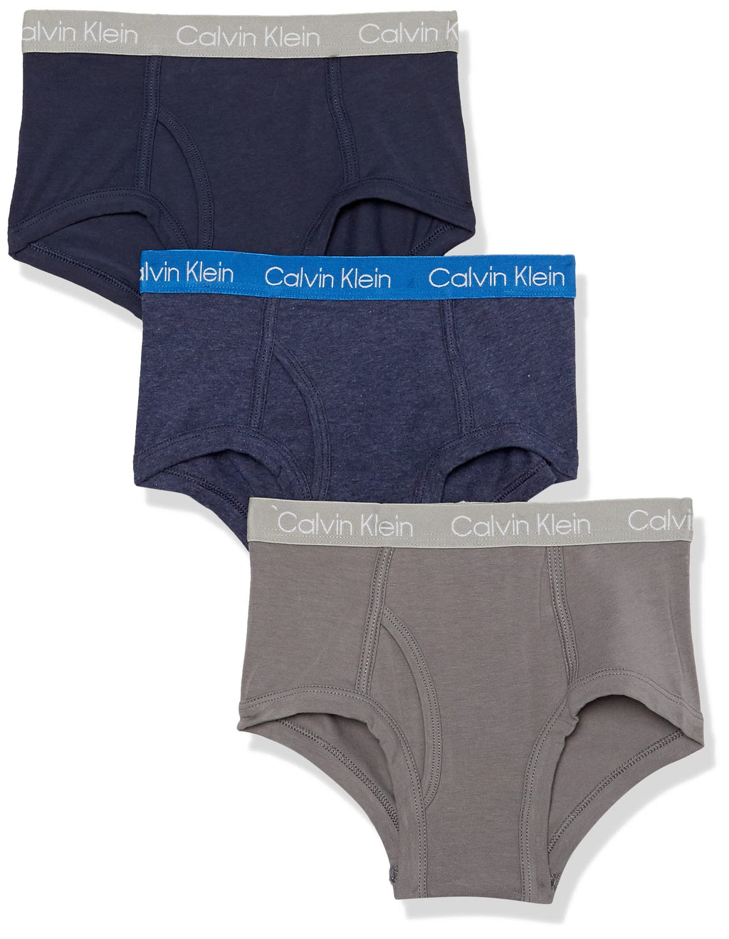Calvin Klein Kids Boys' Modern Cotton Brief Underwear 3-Pack