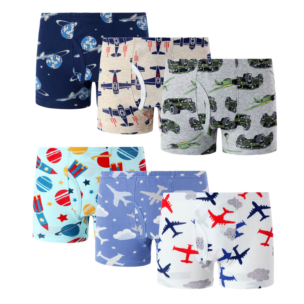 Family Feeling Little Boys' Cotton Boxer Brief Soft Underwear