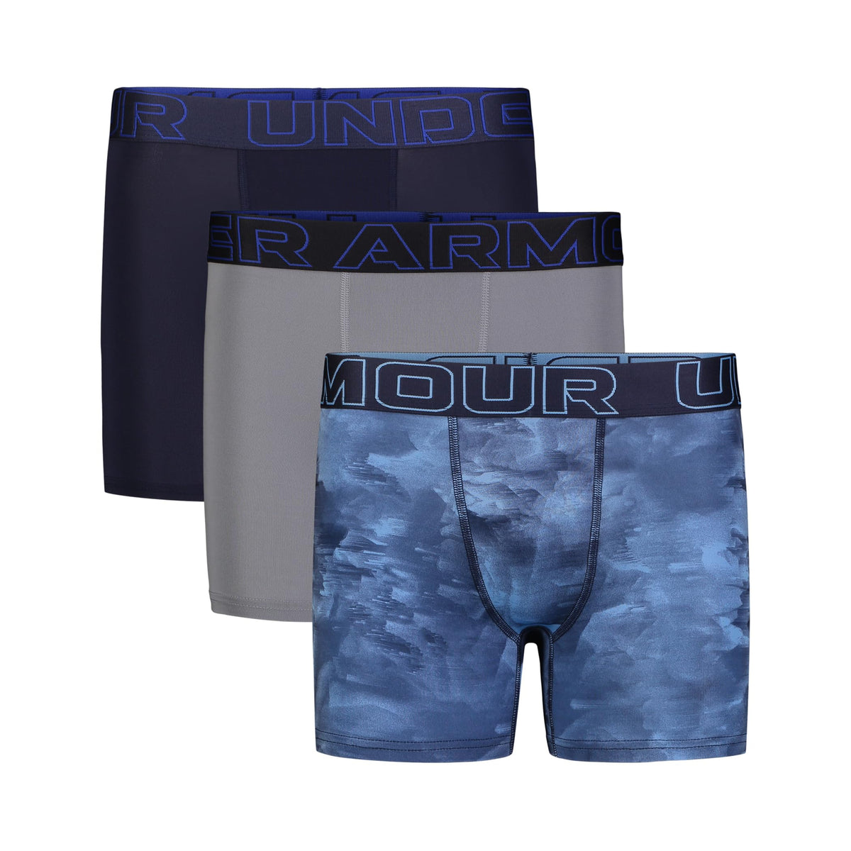 Under Armour Performance Tech- Prints 3-pack (big Kid)