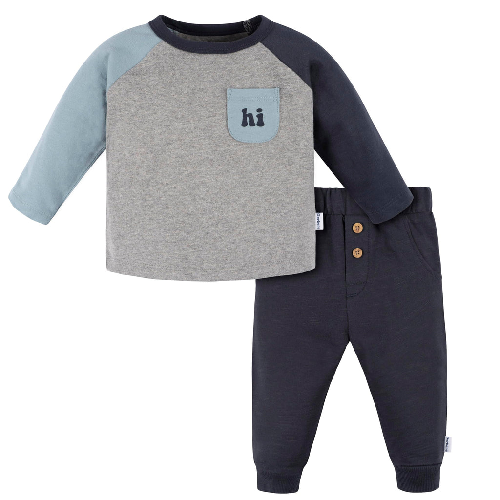 Gerber Baby Boys' 2-piece Jogger Set