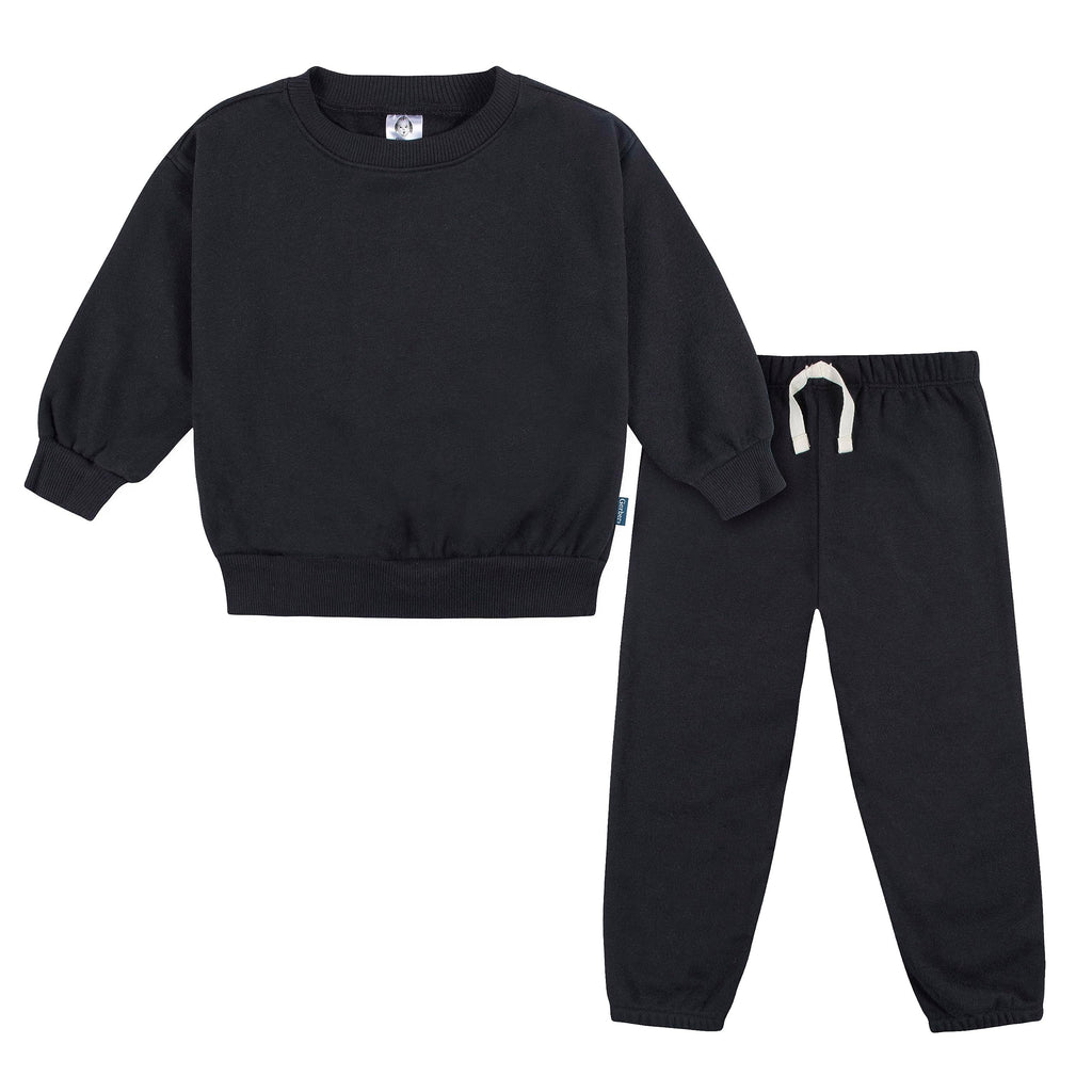 Gerber baby-boys Baby Boys Toddler 2-piece Fleece Sweatshirt and Jogger Set