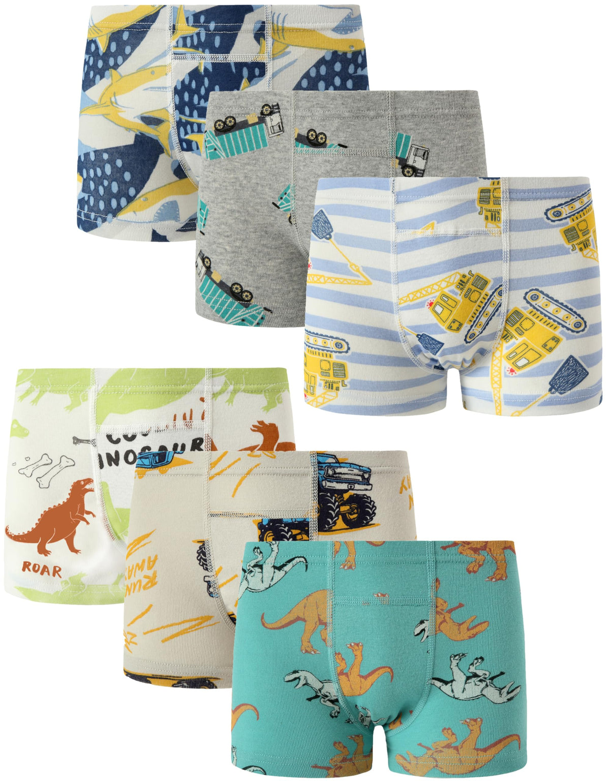 Boboking Toddler Boys Trainer Underwear Little Kids Boy Boxer Briefs