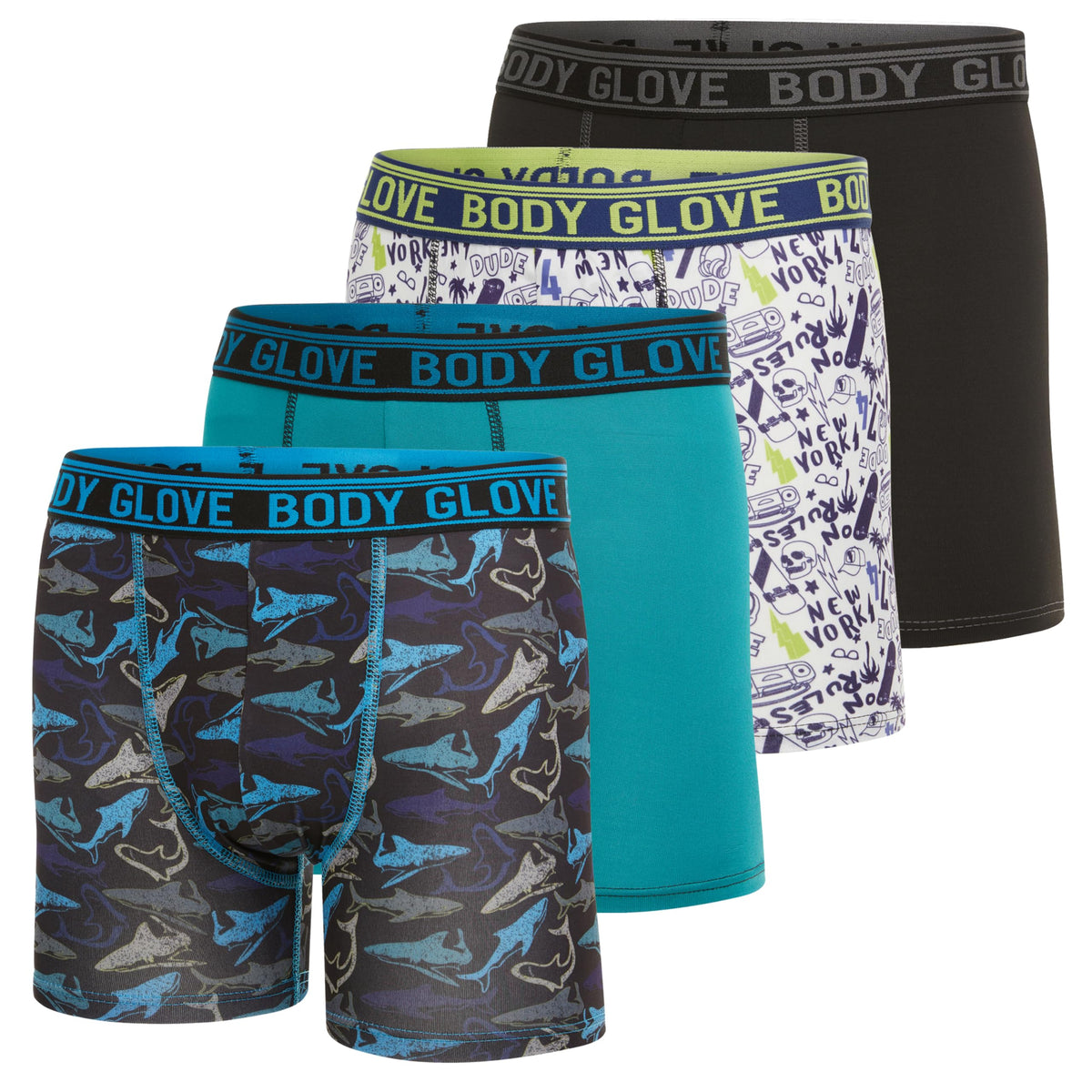 Body Glove Boys Boxer Briefs Multipack Comfortable Durable Soft Underwear