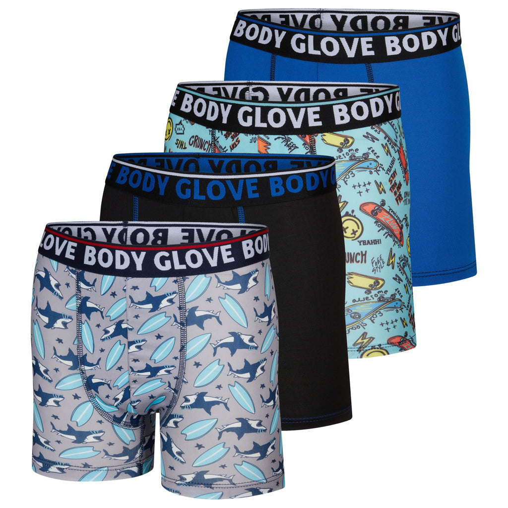 Body Glove Boys Boxer Briefs Multipack Comfortable Durable Soft Underwear