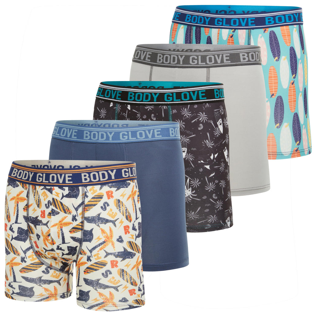 Body Glove Boys Boxer Briefs Multipack Comfortable Durable Soft Underwear