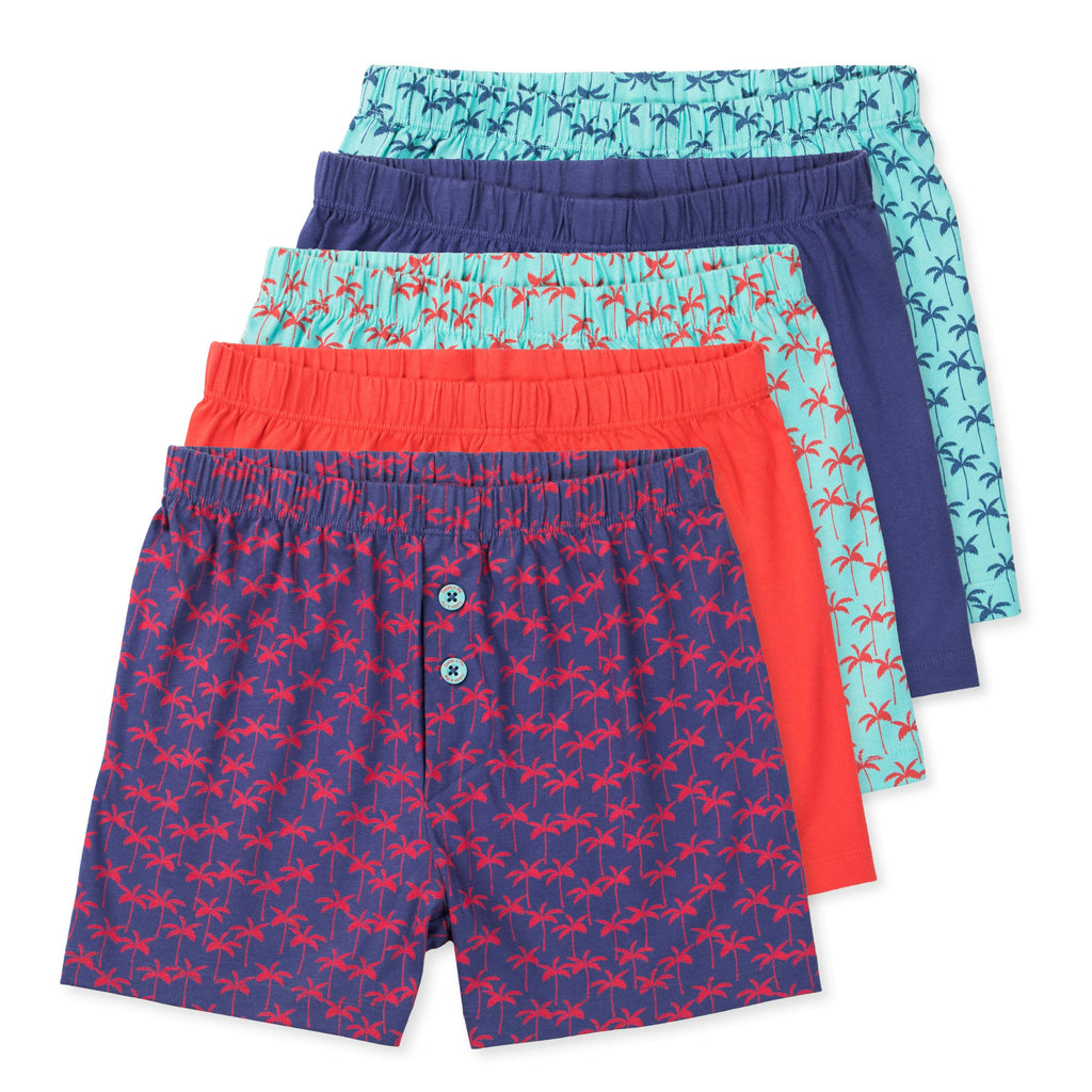 Lucky & Me | Noah Boys Boxer Shorts | Children's 100% Cotton Tagless Underwear | 5 Pack