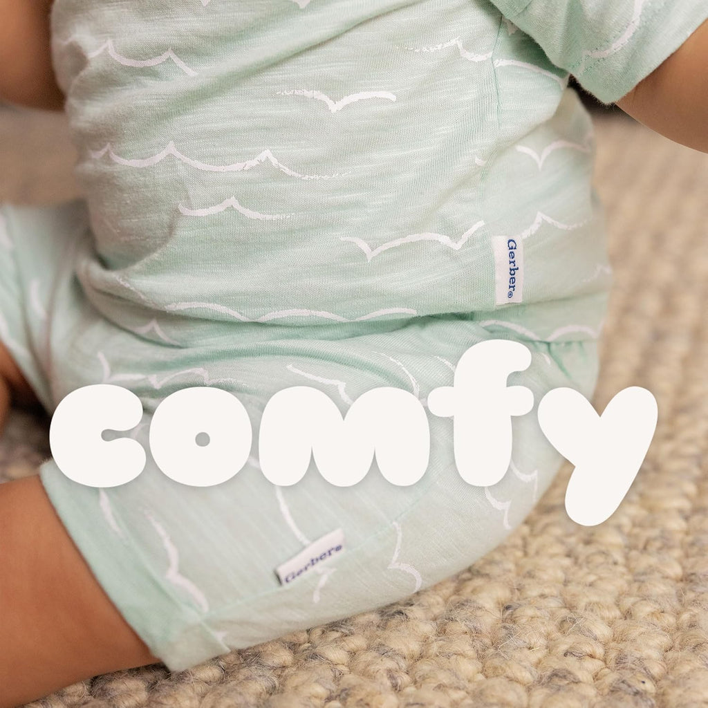 Gerber Baby Boys' Toddler T-shirt and Short Set
