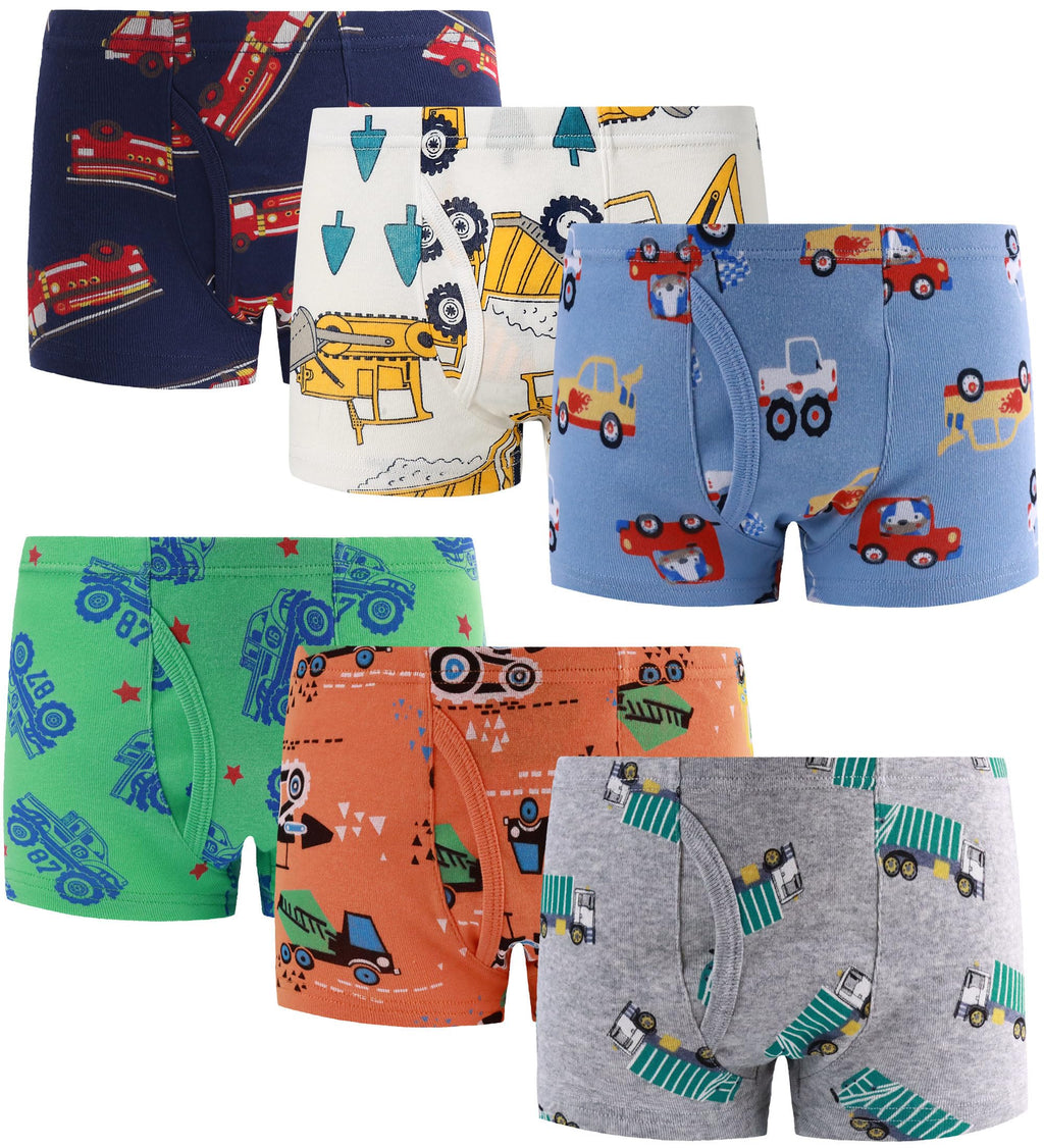 Finihen Toddler Boys Underwear Kids Cotton Boxer Briefs Panties Multipacks
