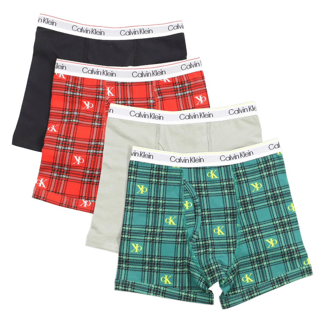 Calvin Klein Boys' Underwear Four Pack Boxer Brief Value Pack