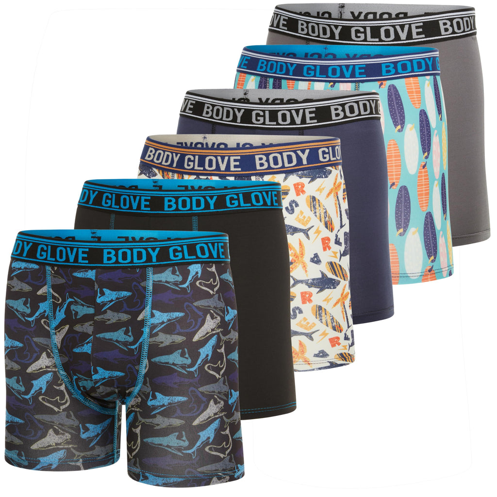 Body Glove Boys Boxer Briefs Multipack Comfortable Durable Soft Underwear