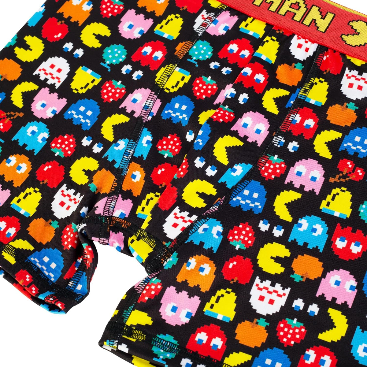 Pac-Man Boys' Amazon Exclusive 7-pack of Athletic Boxer Briefs in Sizes 4, 6, 8, and 10