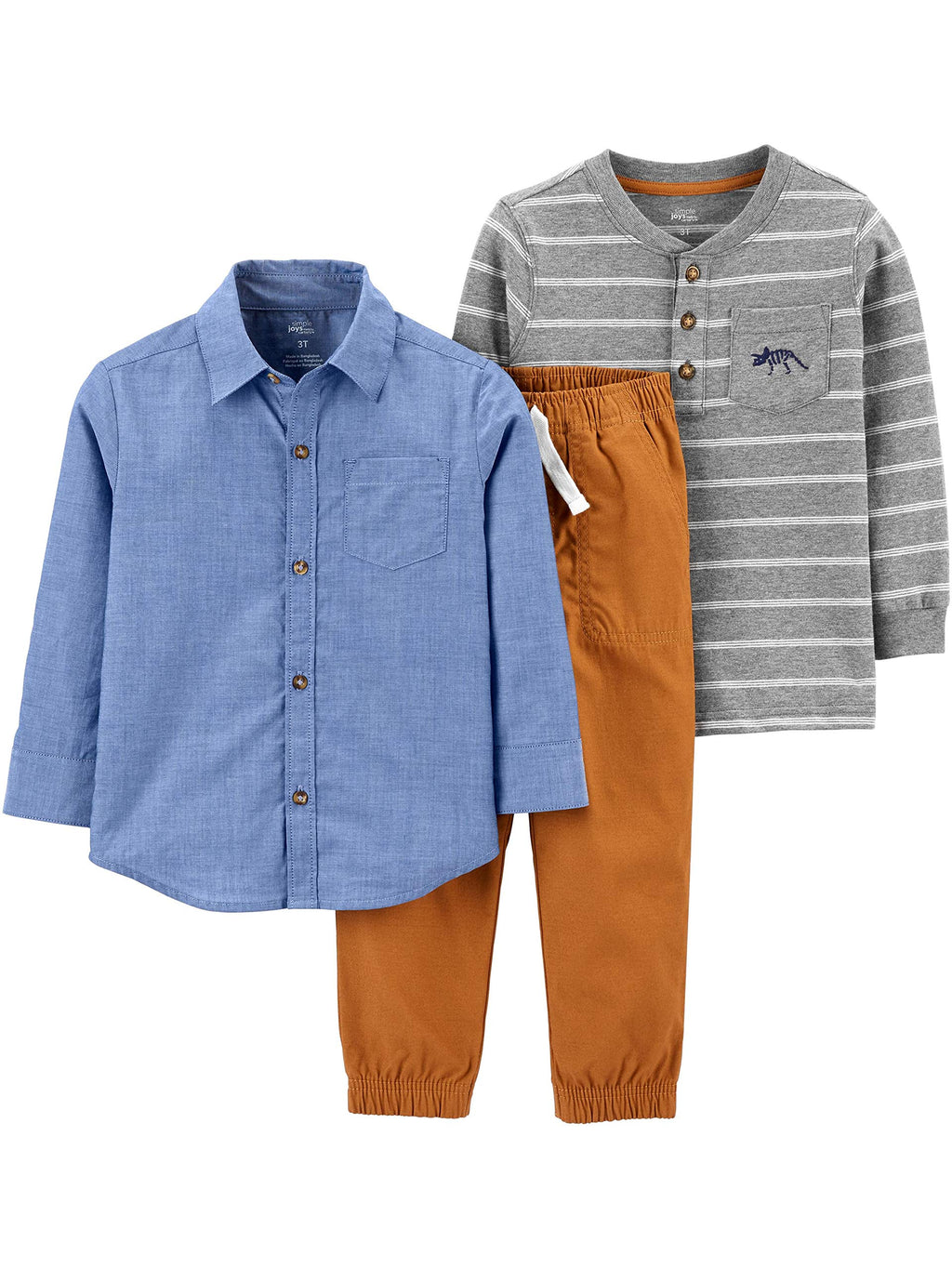 Simple Joys by Carter's Baby Boys 3-piece Playwear Set