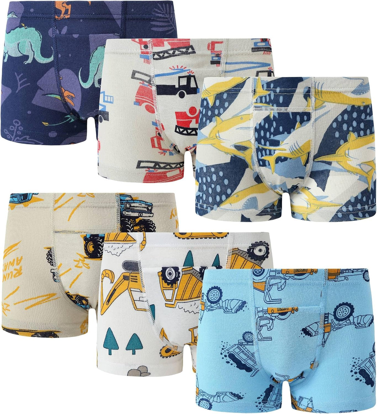 Finihen Toddler Boys Trainer Underwear Training Briefs Boxer Multi-pack