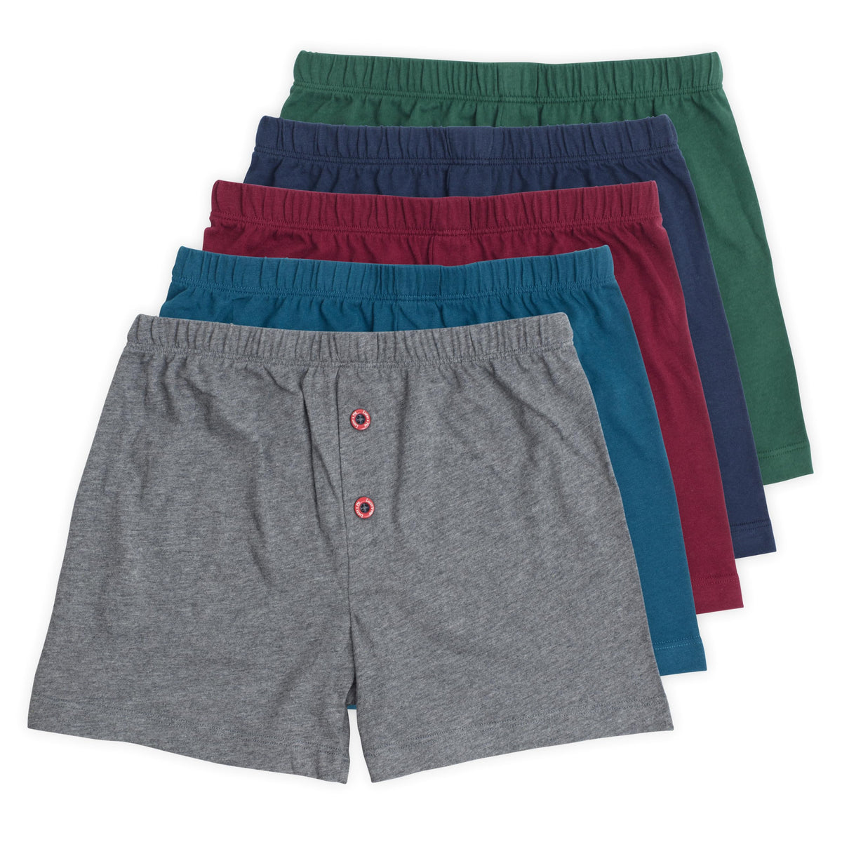 Lucky & Me | Noah Boys Boxer Shorts | Children's 100% Cotton Tagless Underwear | 5 Pack