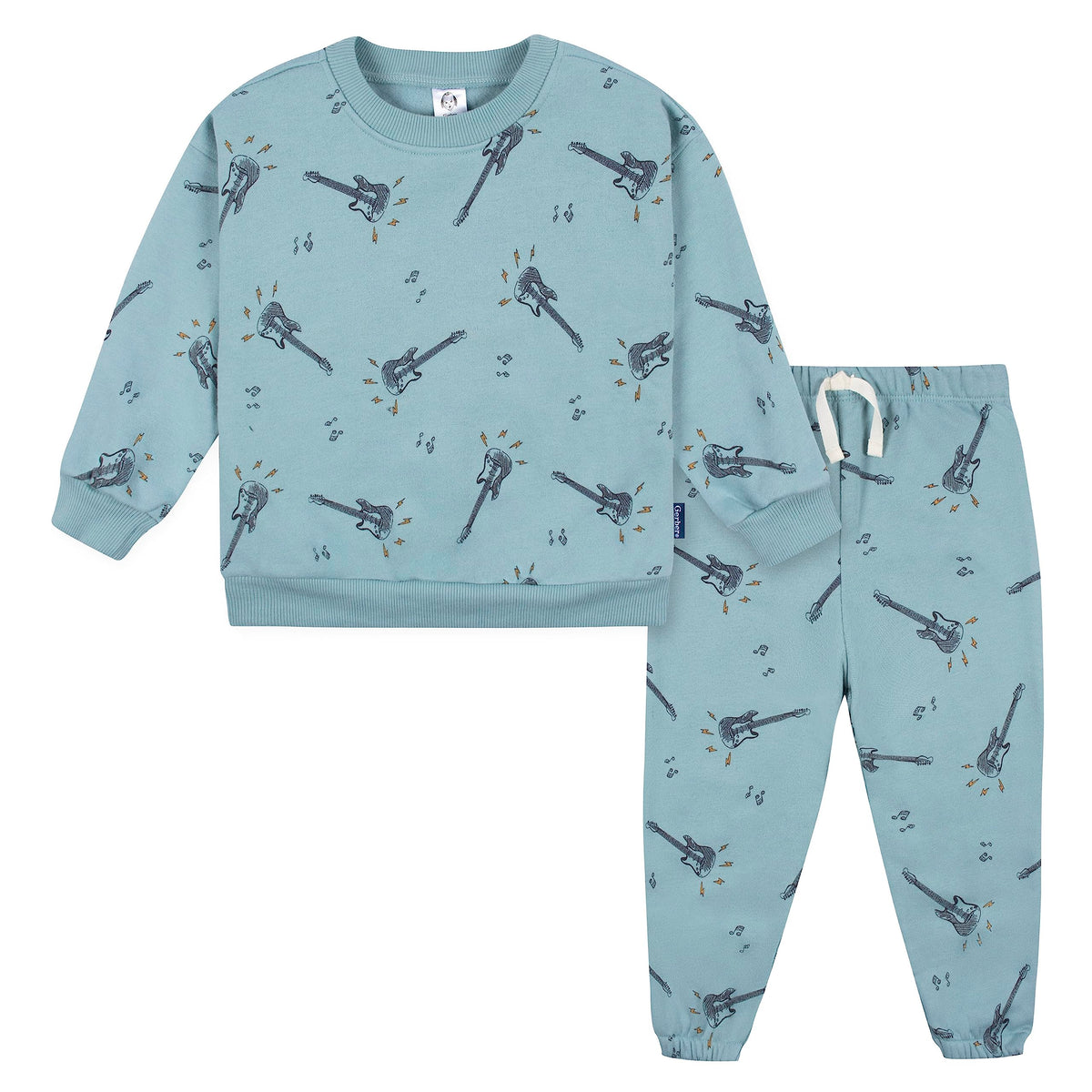 Gerber baby-boys Baby Boys Toddler 2-piece Fleece Sweatshirt and Jogger Set