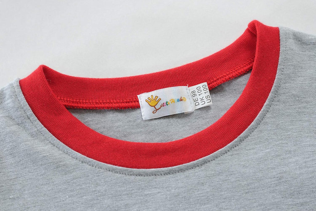 CM-Kid Toddler Boys Pajamas 100% Cotton Summer Pjs for Boy Jammies Dinosaur Dog Little Kids Clothes Sleepwear Short Sets