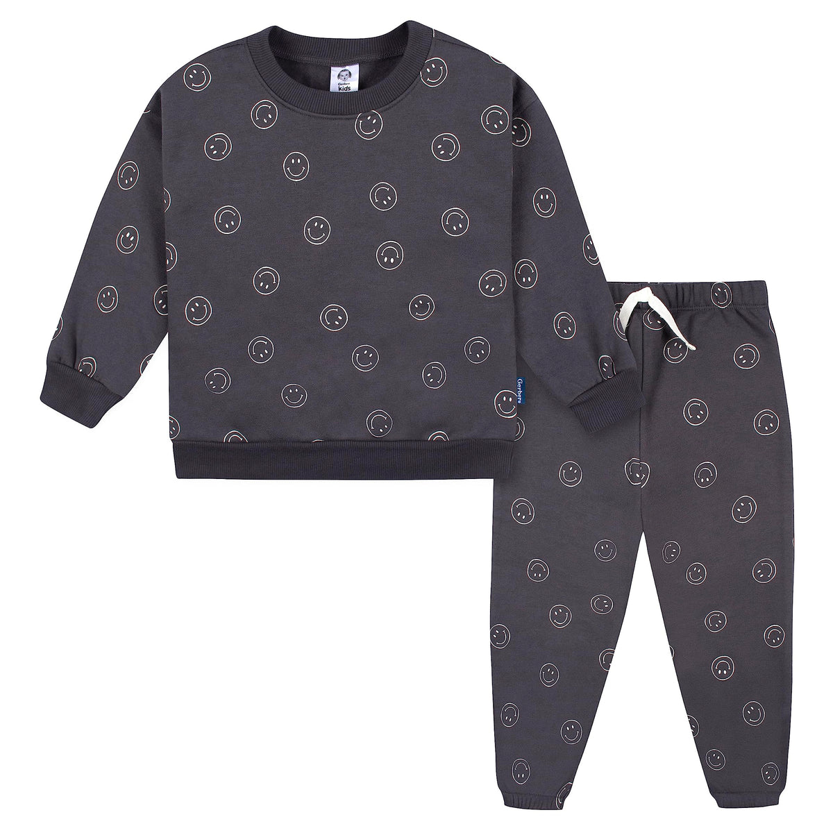 Gerber baby-boys Baby Boys Toddler 2-piece Fleece Sweatshirt and Jogger Set