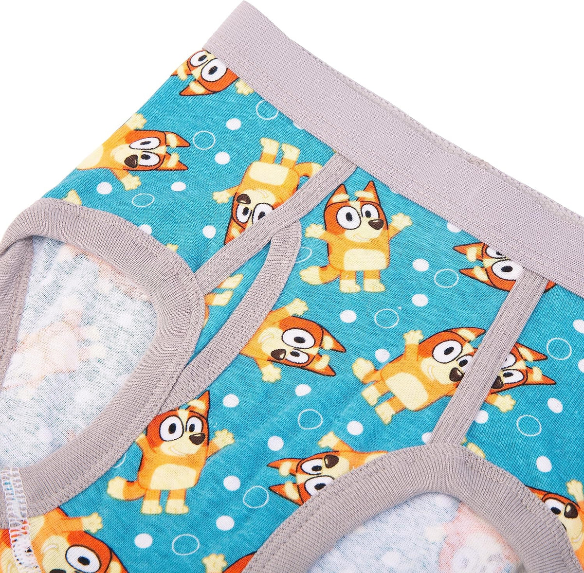 Bluey Boys' Briefs of 100% Combed Cotton Underwear Briefs, Sizes 18m, 2/3t, 4t, 4, 6, and 8